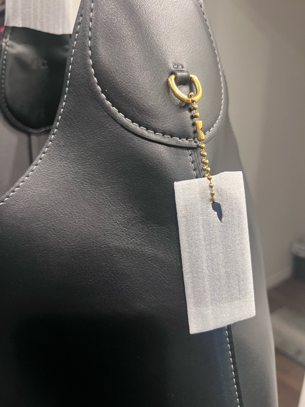 Coach Brooklyn 39 Black with Brass Hardware - Picture 4 of 9